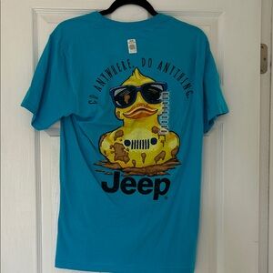 Jeep Turquoise Duck Graphic Tee